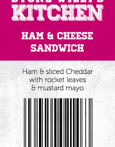 Ham, Cheese & Mustard Sandwich
