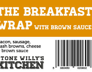 Breakfast Wrap with Brown Sauce - Barcode